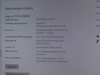 Pc opstelling lenovo legion i7-8700 cpu, 16 gb ram geheugen en 2tb harde schijf met een 23 inch lg monitor ... - afbeelding 3 van  4