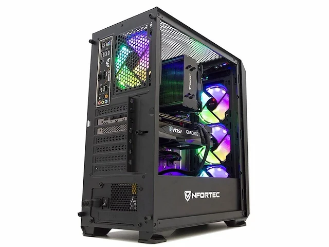 Pccom desktop pc amd ryzen 5 5600x 480 gb ssd + 1 tb hdd 1 tb 480 gb ssd zilver - afbeelding 1 van  2