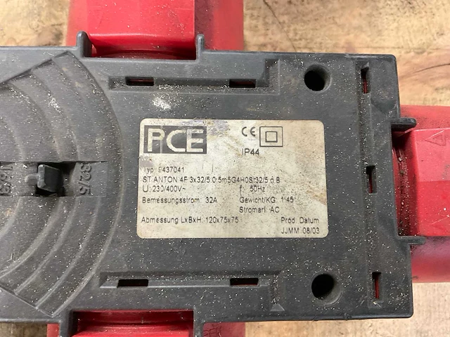 Pce e437d41 krachtstroom verdeelblok, 32a - afbeelding 2 van  2