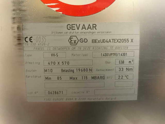 Pck vv-s onderdruk afzuiginstallatie - afbeelding 8 van  8
