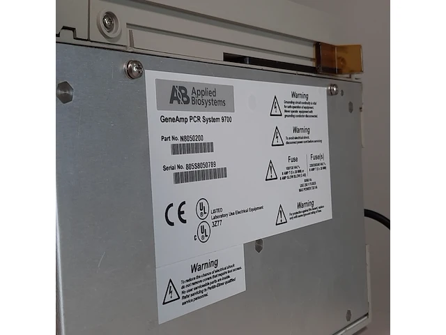 Pcr systeem, ab, pcr system 9700 - afbeelding 4 van  12