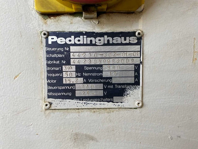 Peddinghaus - peddimaster 60/100h - pons- en knipmachine - afbeelding 9 van  17