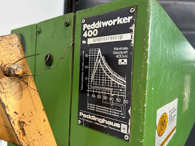 Peddinghaus - peddiworker 400 - pons- en knipmachine - afbeelding 3 van  17