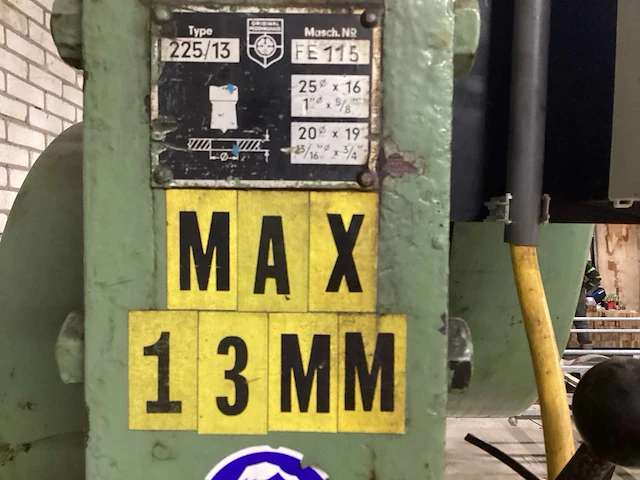 Peddinghaus 225/13 pons machine - afbeelding 7 van  8
