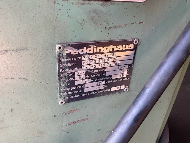 Peddinghaus hydraulic 140 overige pons- en stansmachines - afbeelding 5 van  8