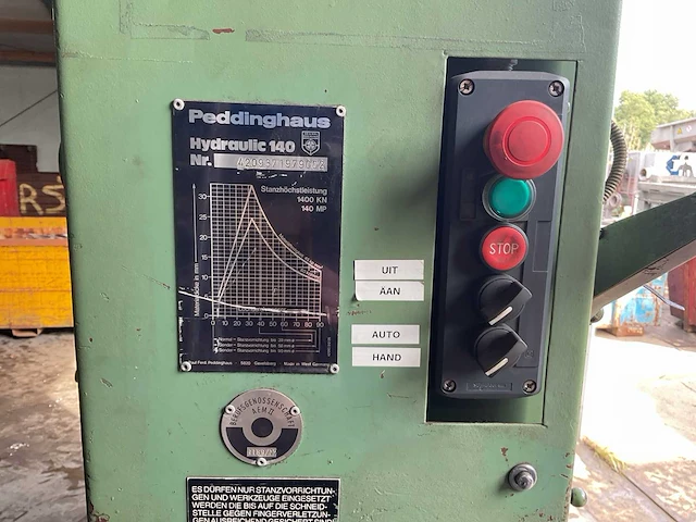 Peddinghaus hydraulic 140 overige pons- en stansmachines - afbeelding 7 van  8