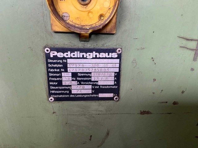 Peddinghaus hydraulic 40 ponsmachine - afbeelding 4 van  12