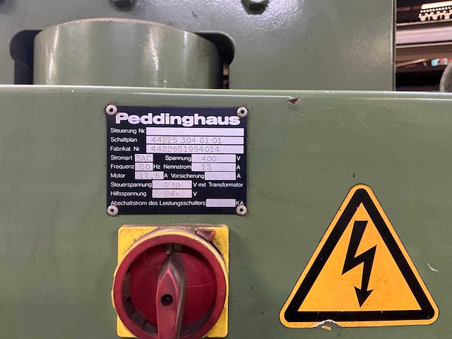 Peddinghaus peddimax 601 pons- en knipmachine - afbeelding 4 van  12