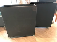 Pedrali - mobiele terras bloembak (2x) - afbeelding 1 van  5