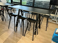 Pedrali / hay vergadertafel met krukken - afbeelding 1 van  6