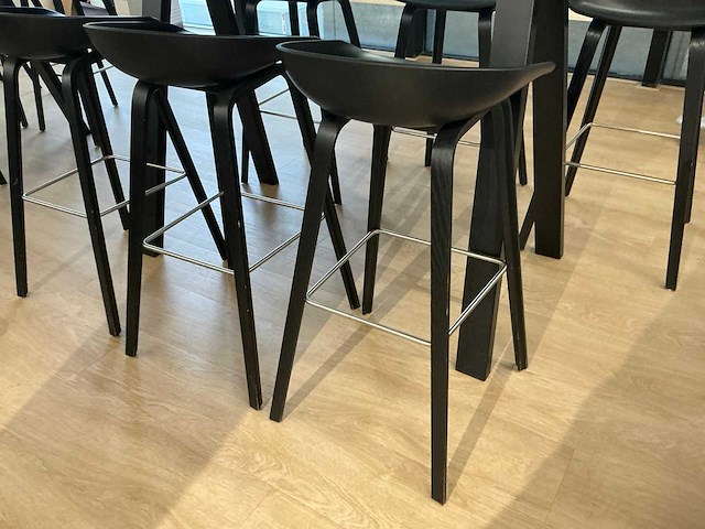 Pedrali / hay vergadertafel met krukken - afbeelding 3 van  6