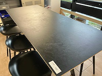 Pedrali / hay vergadertafel met krukken - afbeelding 2 van  6