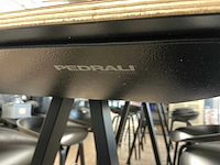 Pedrali / hay vergadertafel met krukken - afbeelding 5 van  6