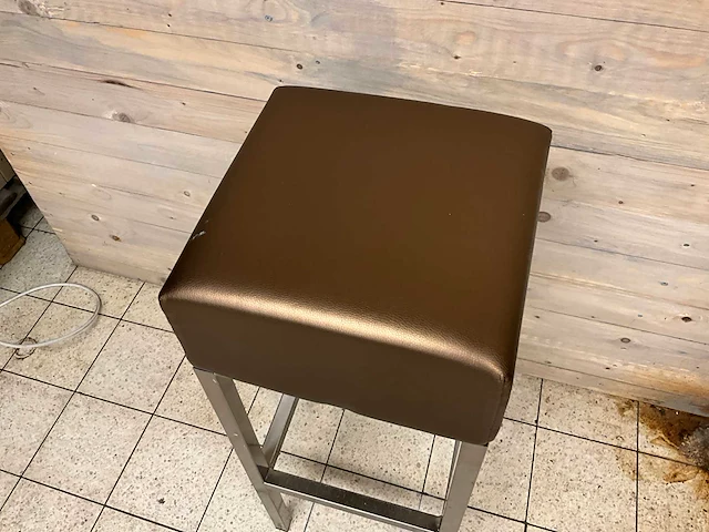 Pedrali kunstlederen barkrukken (16x) - afbeelding 3 van  8