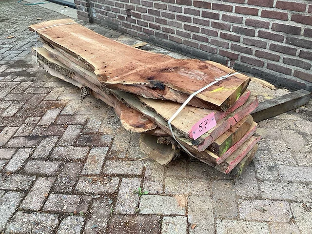 Peer gestoomd - kd ovengedroogd 2050 x 550 x 360 mm - schaaldeel (7x) - afbeelding 1 van  6