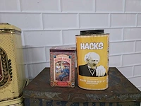 Peeze's koffie arnhem / beschuit paul c. kaiser - vintage bewaarblik (9x) - afbeelding 4 van  4