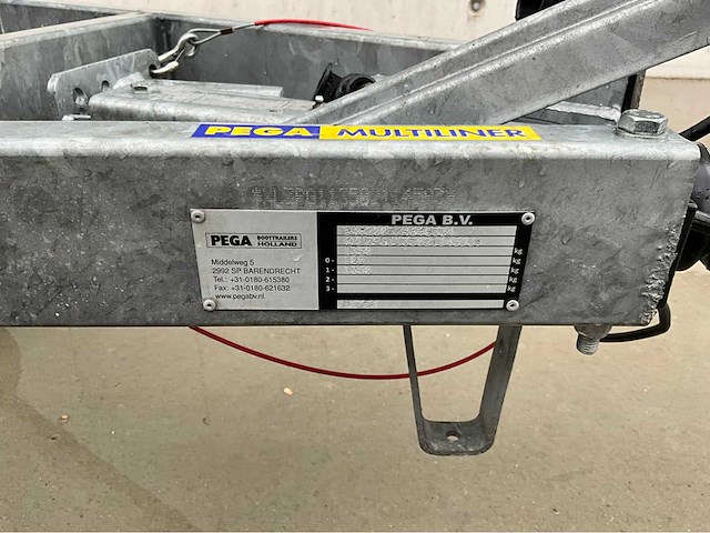 Pega multiliner boottrailer - afbeelding 10 van  13
