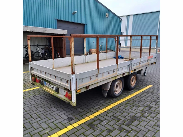 Peinz d27 sr 2.7 dubbelassige aanhangwagen (hs-qc-252) - afbeelding 3 van  9