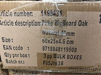 Pekodom - wandplank (36x) - eiken fineer - mix kleuren - afbeelding 2 van  6