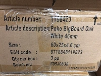 Pekodom - wandplank (36x) - eiken fineer - mix kleuren - afbeelding 3 van  6
