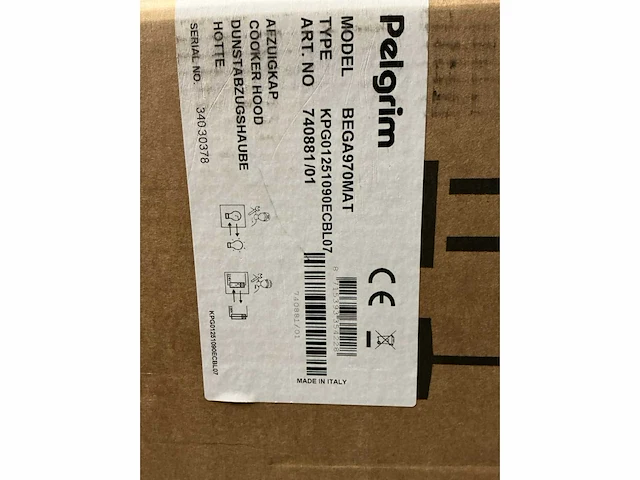 Pelgrim bega970mat eiland afzuigkap - afbeelding 5 van  5