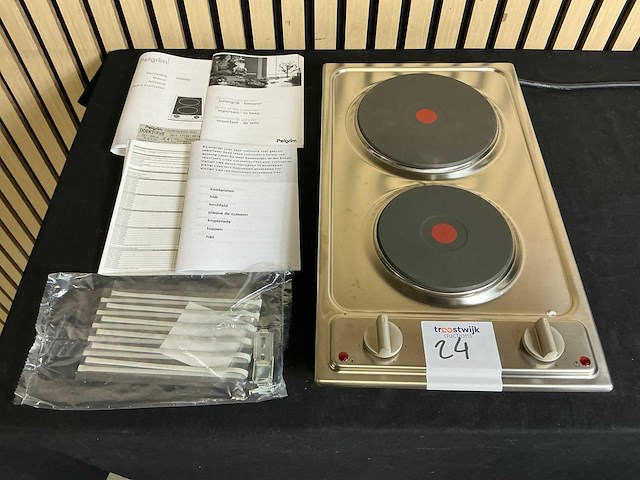 Pelgrim doek31rvs inbouw elektrische kookplaat - afbeelding 1 van  7