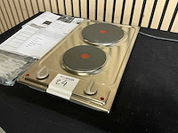 Pelgrim doek31rvs inbouw elektrische kookplaat - afbeelding 3 van  7