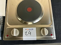 Pelgrim doek31rvs inbouw elektrische kookplaat - afbeelding 5 van  7