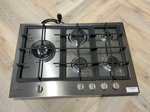 Pelgrim gk4075rvs inbouw gaskookplaat - afbeelding 1 van  5