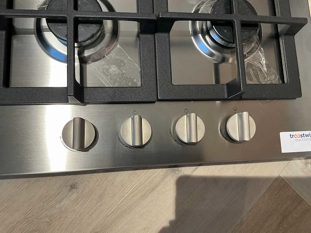 Pelgrim gk4075rvs inbouw gaskookplaat - afbeelding 4 van  5