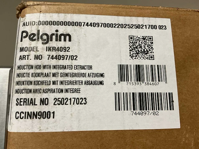 Pelgrim ikr4092 inbouw inductiekookplaat met geïntegreerde afzuiging - afbeelding 6 van  6