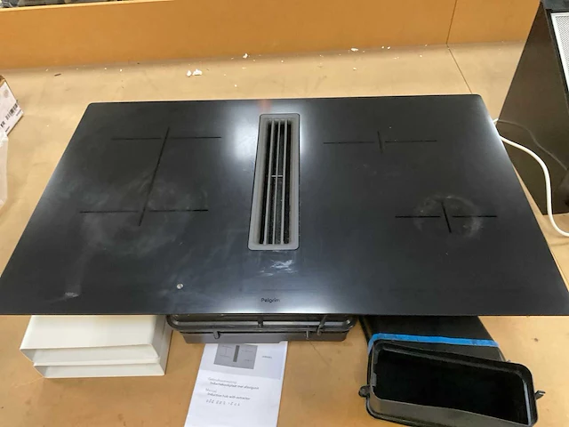 Pelgrim ikr8083f inbouw 4-zone inbouw inductie kookplaat met afzuiging - afbeelding 2 van  2