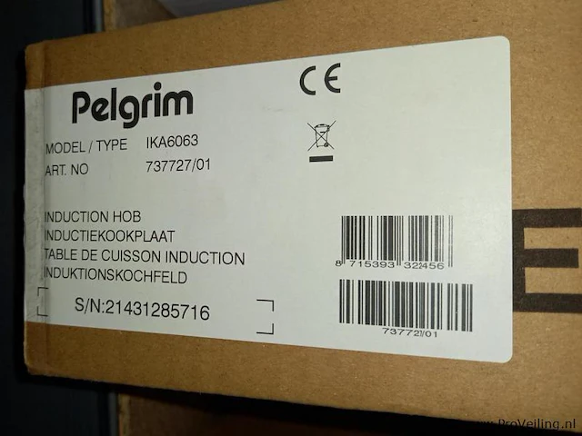 Pelgrim inductiekookplaat - afbeelding 2 van  2
