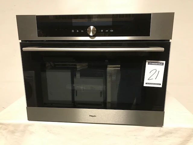 Pelgrim mag824rvs inbouw magnetron - afbeelding 1 van  3