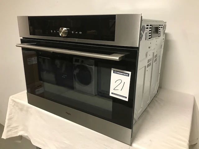 Pelgrim mag824rvs inbouw magnetron - afbeelding 2 van  3