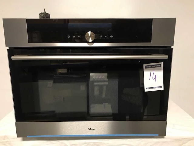 Pelgrim mag824rvs inbouw magnetron - afbeelding 1 van  3