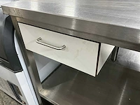 Pelgrim rvs werktafel met gasfornuis - afbeelding 5 van  9
