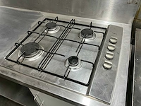 Pelgrim rvs werktafel met gasfornuis - afbeelding 7 van  9