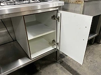 Pelgrim rvs werktafel met gasfornuis - afbeelding 9 van  9