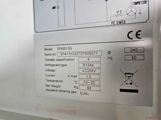 Pelican - df600 - vriezer - afbeelding 5 van  5