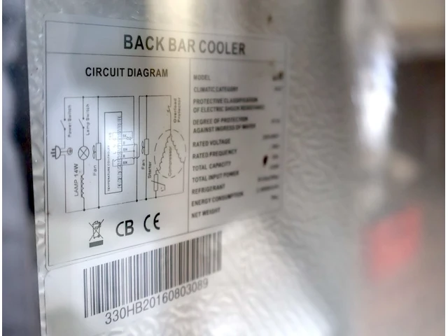 Pelican back bar cooler - afbeelding 3 van  5