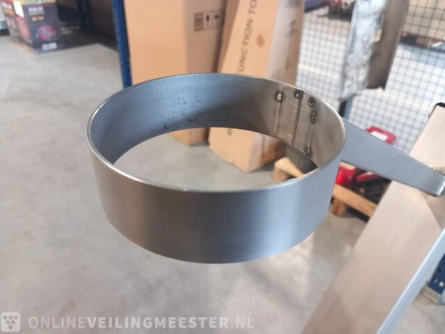 Pellet teras kachel tube, fire tube rvs, grijs / chroom, bouwjaar 2024 - afbeelding 4 van  7