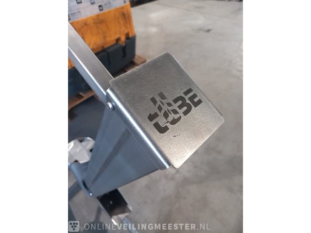 Pellet teras kachel tube, fire tube rvs, grijs / chroom, bouwjaar 2024 - afbeelding 5 van  7