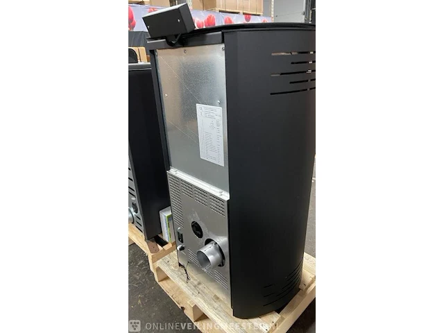 Pellethaard vrijstaand 10kw, eser13 x, zwart - afbeelding 4 van  6