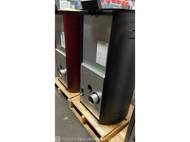Pellethaard vrijstaand 10kw, eser13 , zwart - afbeelding 2 van  5