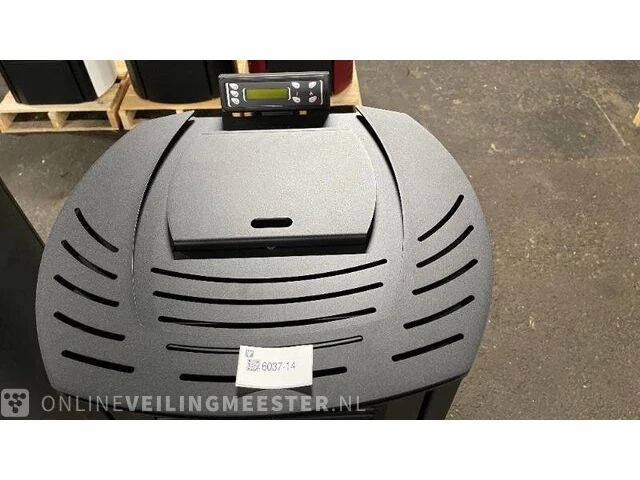 Pellethaard vrijstaand 10kw , eswo135, wit - afbeelding 1 van  6