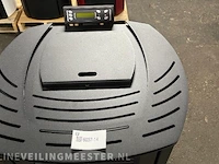 Pellethaard vrijstaand 10kw , eswo135, wit - afbeelding 1 van  6