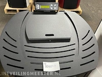 Pellethaard vrijstaand 10kw , eswo135, zwart - afbeelding 2 van  7