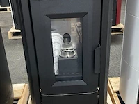 Pellethaard vrijstaand 10kw , eswo135, zwart - afbeelding 3 van  7