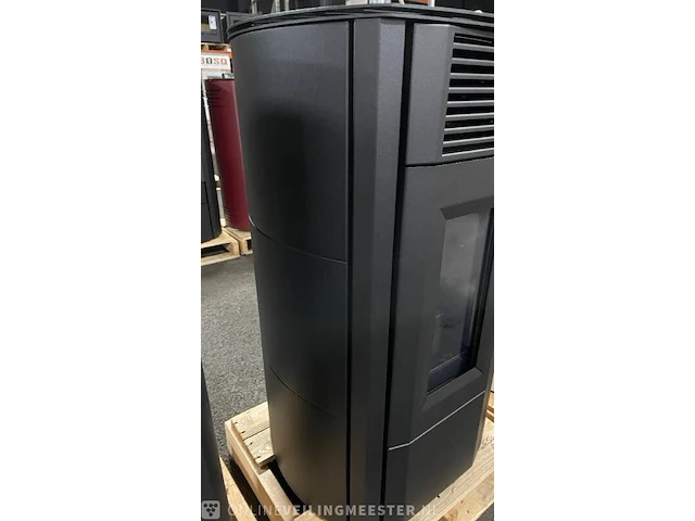 Pellethaard vrijstaand 10kw , eswo135, zwart - afbeelding 4 van  7